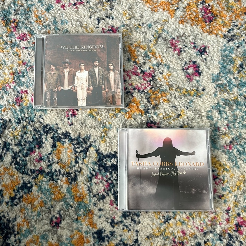 Tasha Cobbs Leonard and We the Kingdom CD disk bundle